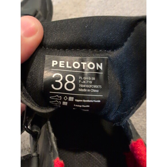 Peloton cycling bike shoes with look delta cleats EU 38 US women's 7 - Picture 7 of 7